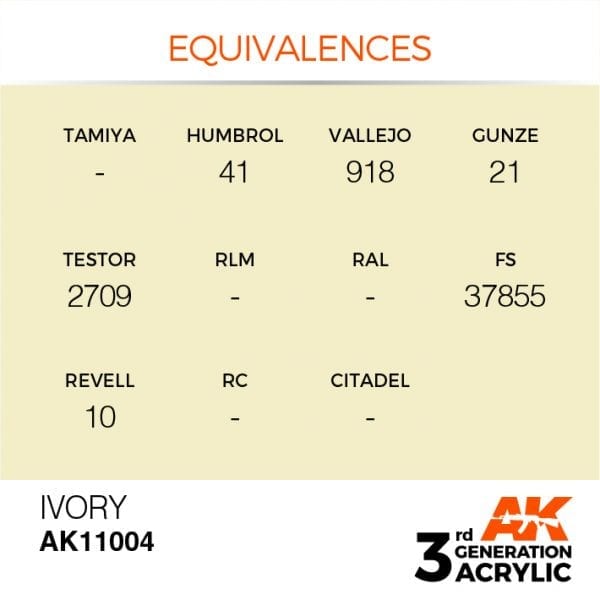 AK Interactive 3g Ivory 17ml