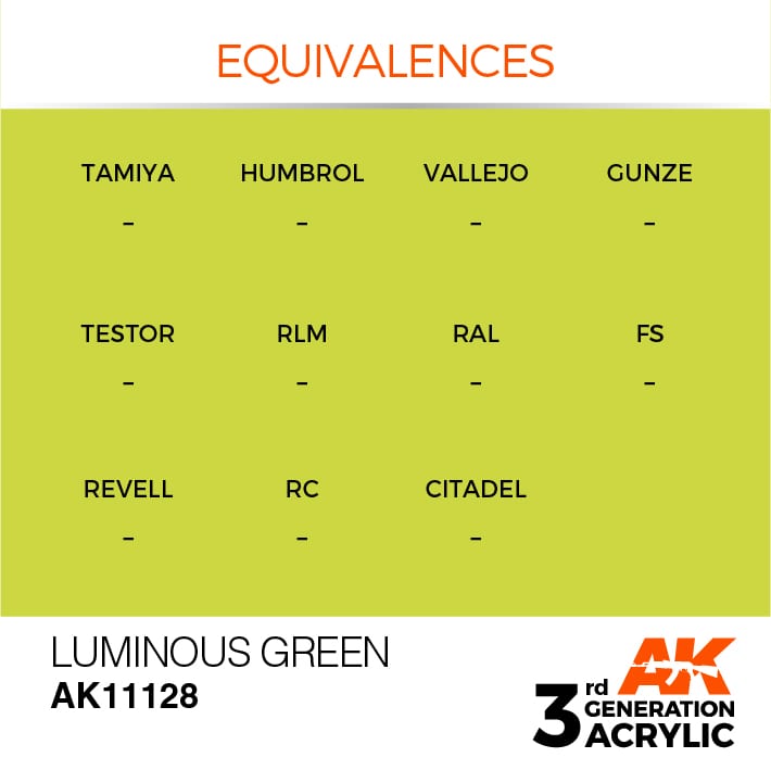 AK Interactive 3g Luminous Green 17ml