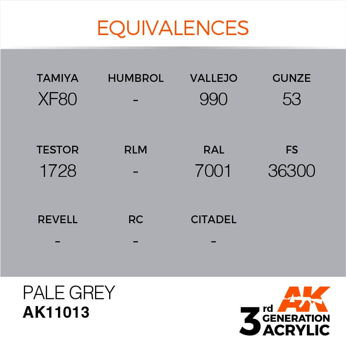 AK Interactive 3g Pale Grey 17ml