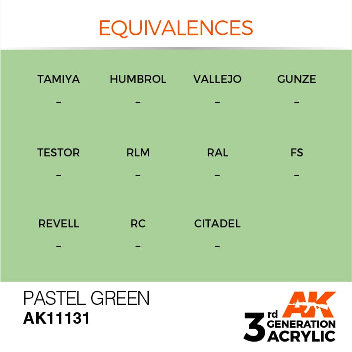 AK Interactive 3g Pastel Green 17ml