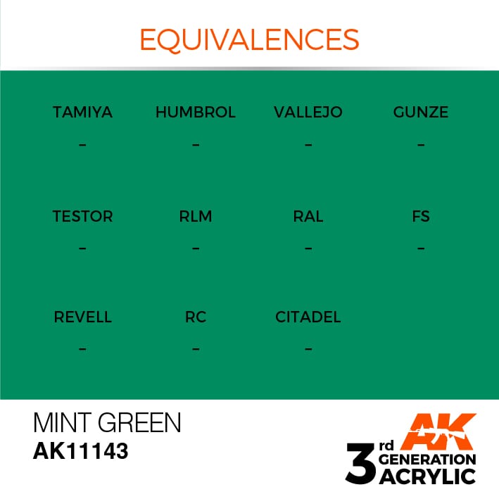 AK Interactive 3g Mint Green 17ml