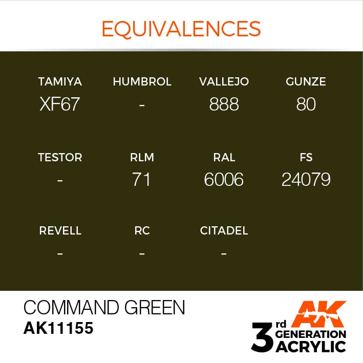 AK Interactive 3g Command Green 17ml