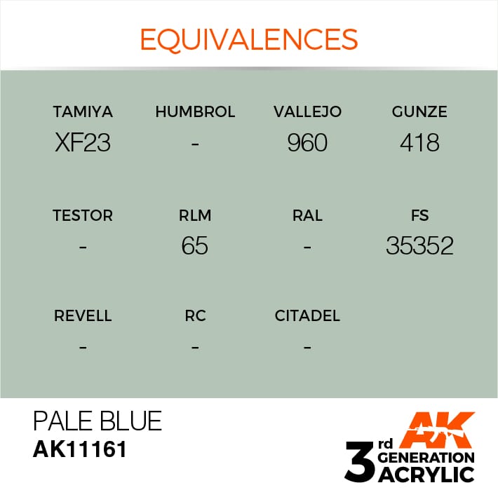 AK Interactive 3g Pale Blue 17ml