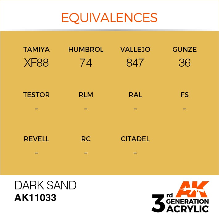 AK Interactive 3g Dark Sand 17ml