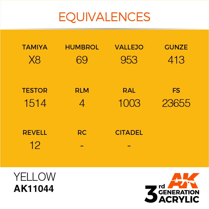 AK Interactive 3g Yellow 17ml