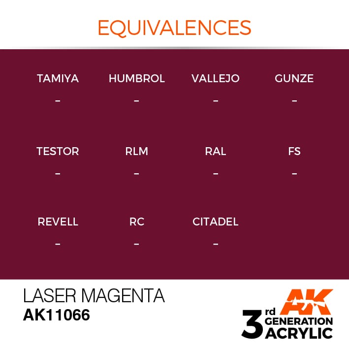 AK Interactive 3g Laser Magenta 17ml