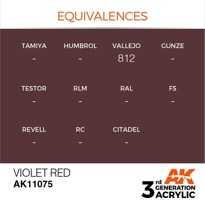 AK Interactive 3g Violet Red 17ml